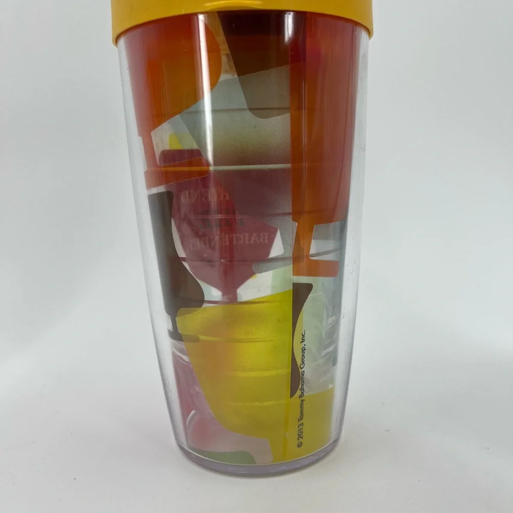 Tommy Bahama Tervis Tumbler 16 Oz Lot of 4 Different Sayings each w/ Travel Lid‎